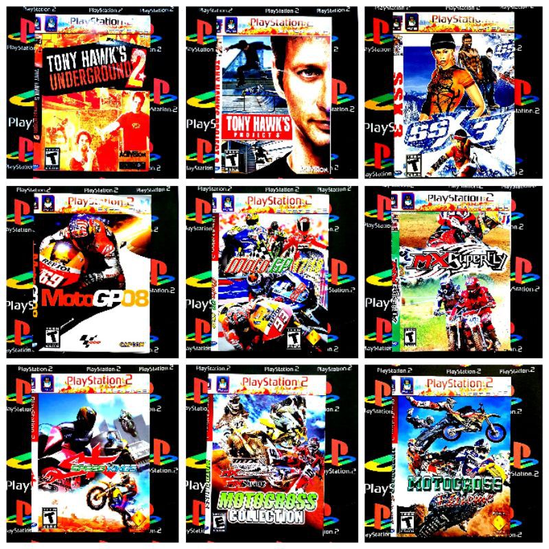 Collection Of VIDEO GAME PS2 Motorcycle Racing - MOTOCROSS - SPEED ...