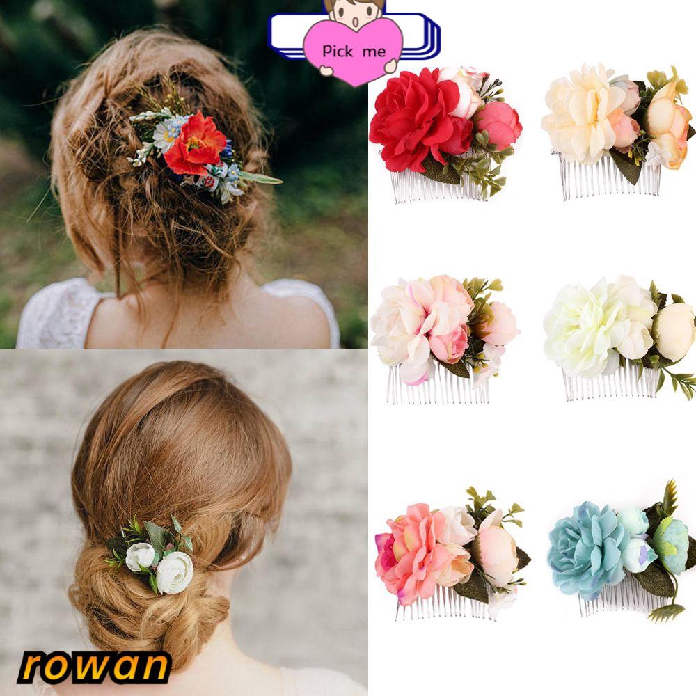 bridal flower hair clip