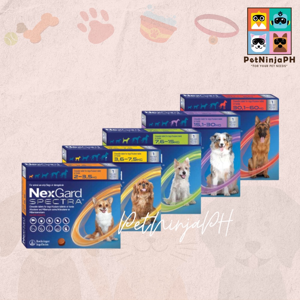 Nexgard Spectra AntiTick & Flea for Dogs Shopee Philippines