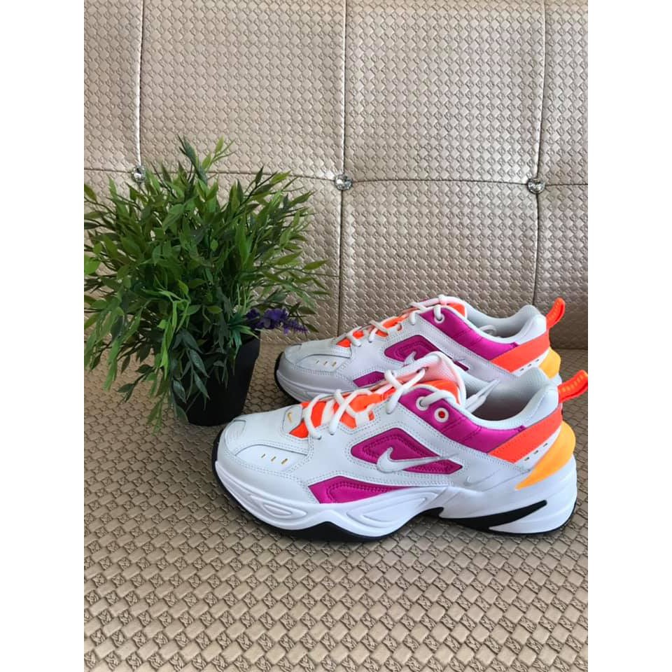nike tekno white pink