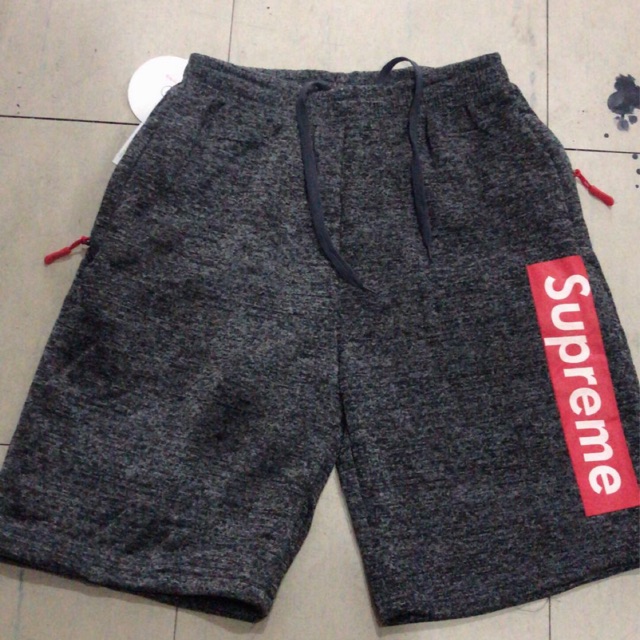 supreme grey shorts