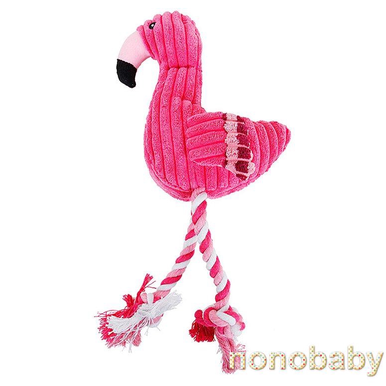 large stuffed flamingo