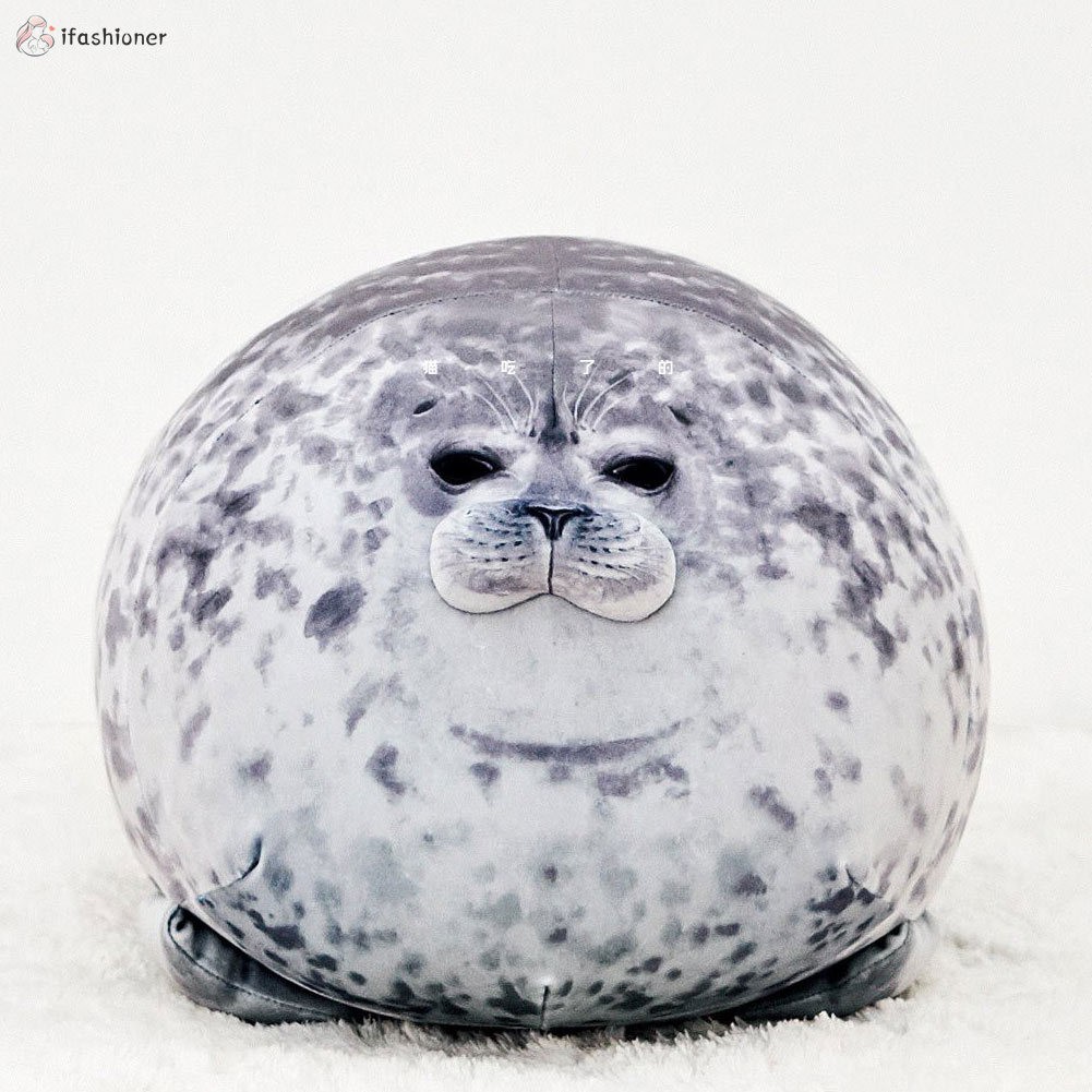 cuddly seal pillow