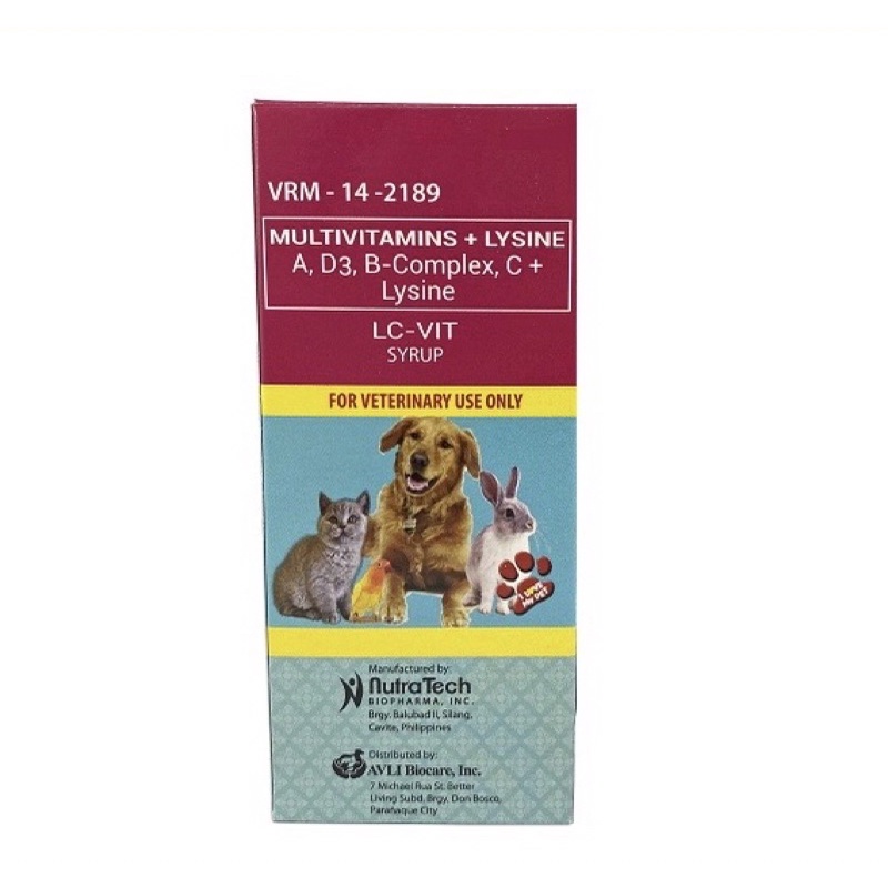 LC Vit for your pets 60(ml) Shopee Philippines