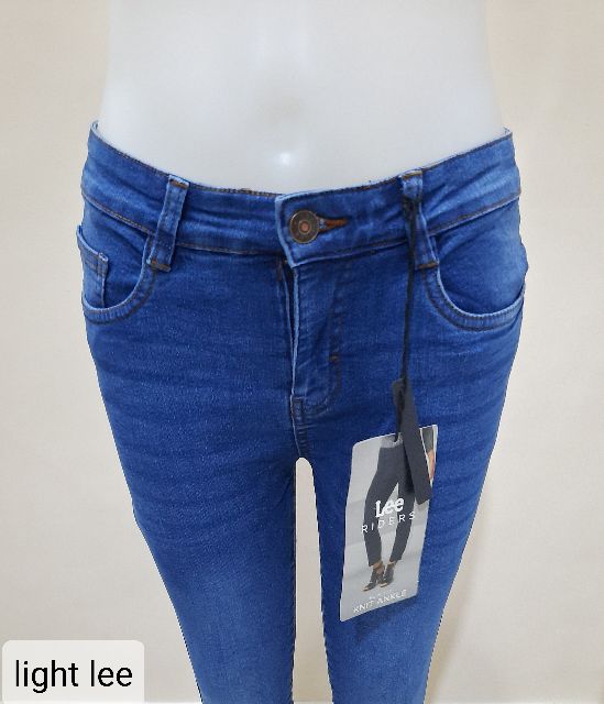 lee riders slim fit knit ankle