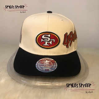 Cream Black San Francisco 49ers OEM Premium Quality Snapback Cap #1