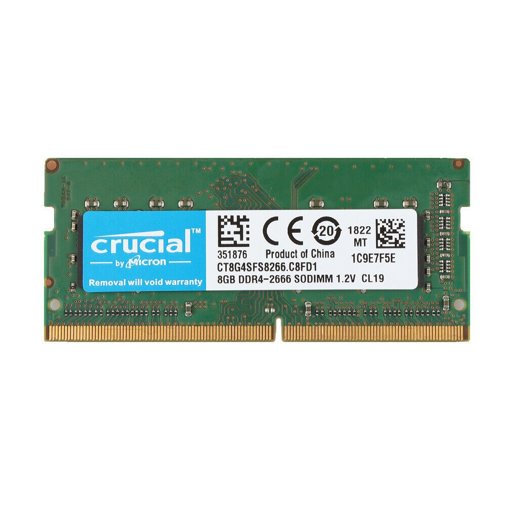 Crucial Micron製 ノートPC用 PC4-21300 CT4G4SFS8266 4GB×1枚 メモリ 260pin DDR4-2666