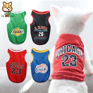 Pet Clothes Cat Dog Clothes Basketball T-shirt Summer Breathable Clothes for Dog Puppy Cat Kitten