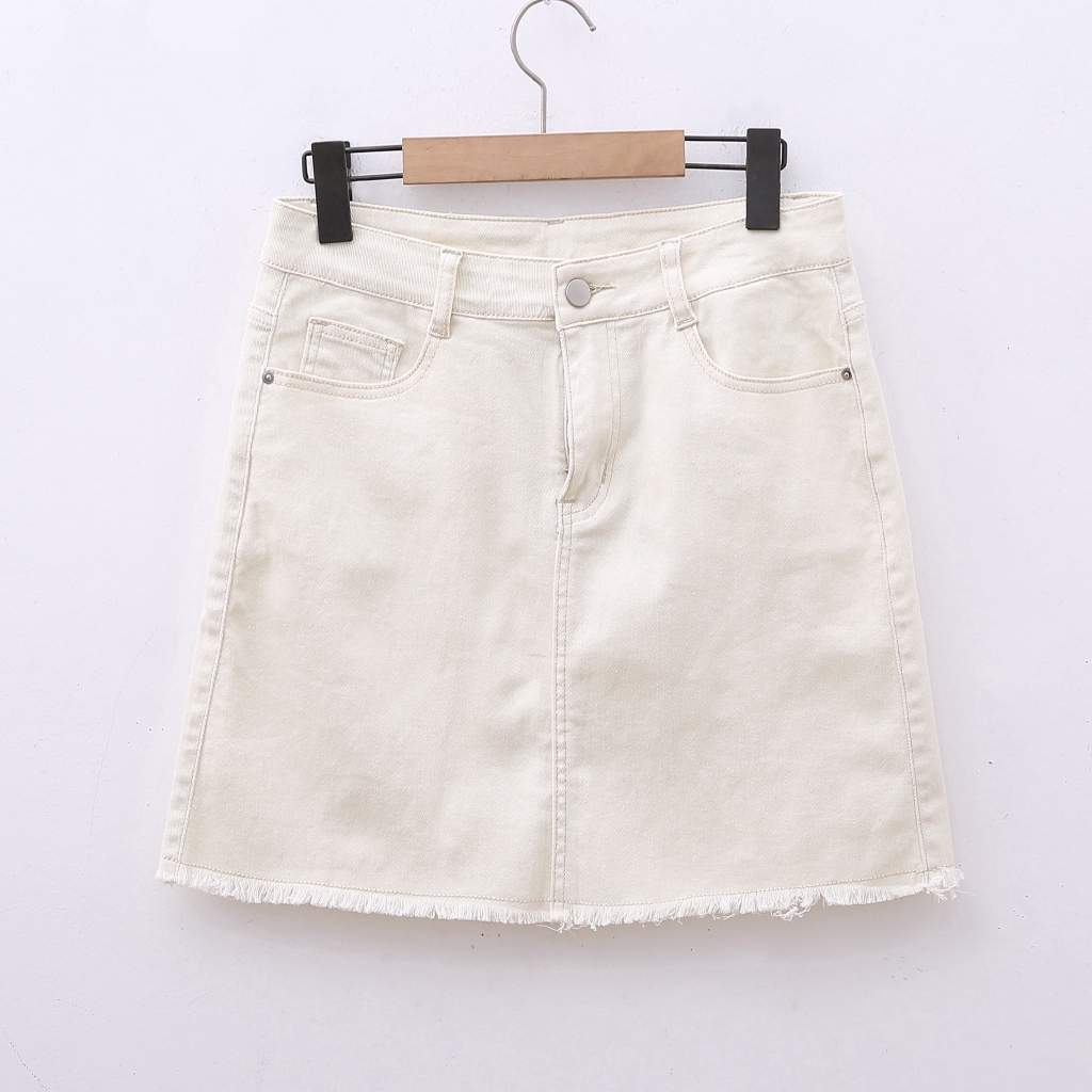 plus size white skirt