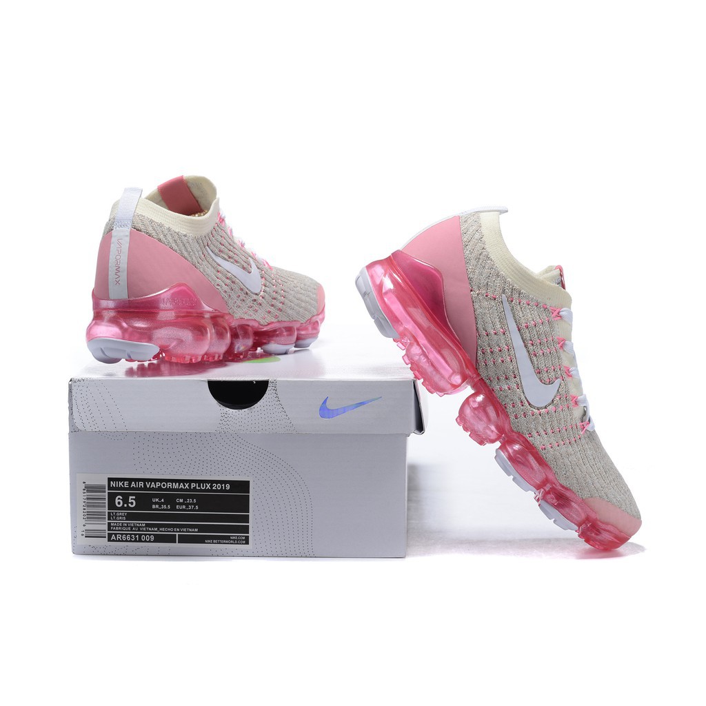 vapormax grey and pink
