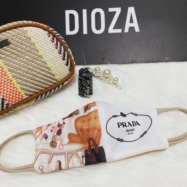 Prada Designer Face Mask | Shopee Philippines