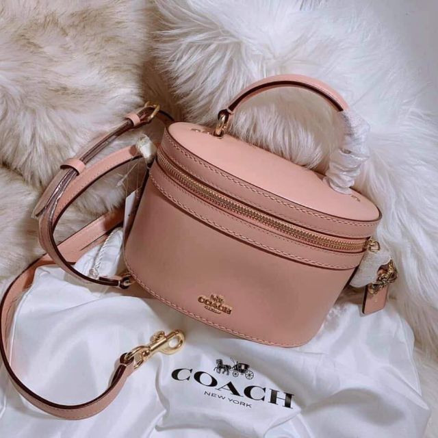 coach selena trail bag pink