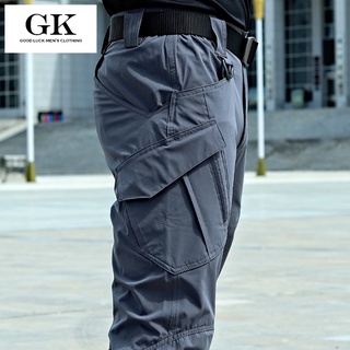 Ready Stock Fast-drying Tactical Pants Waterproof Pants Outdoor Work Pants Men's ix9
