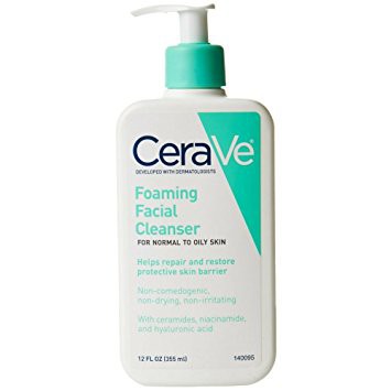 cerave foaming facial cleanser shopee