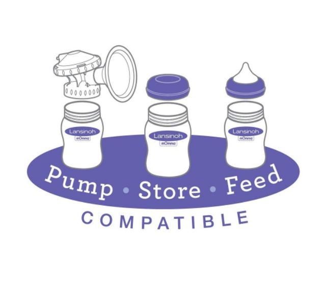lansinoh momma breastmilk feeding bottle with naturalwave nipple