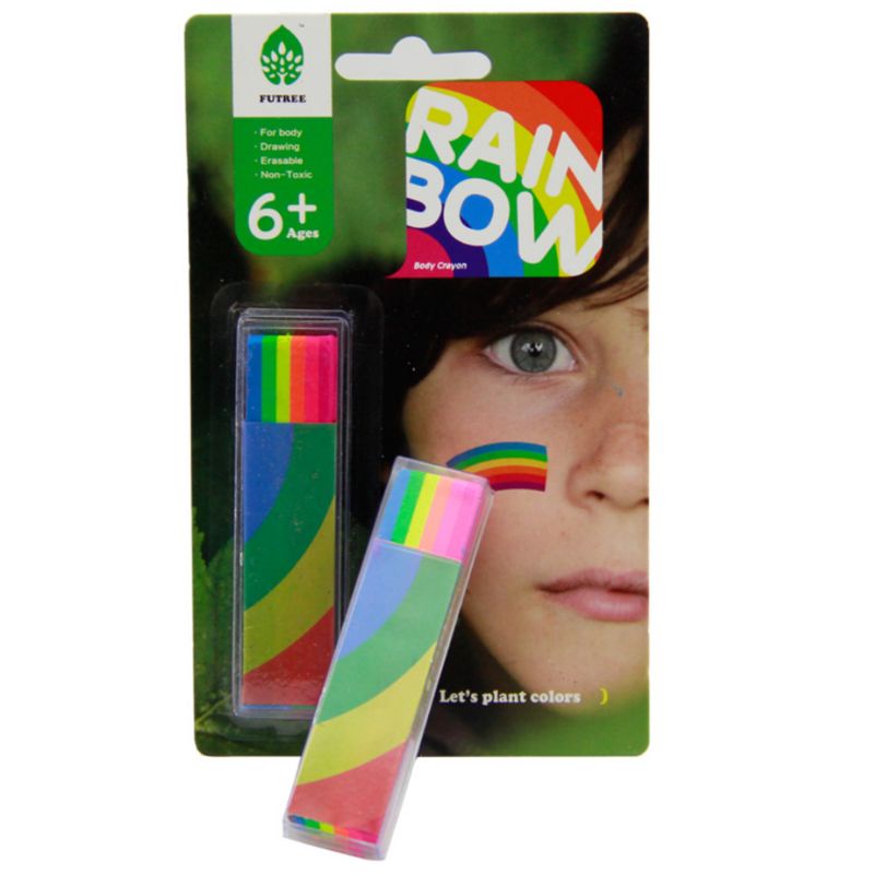 Stat Rainbow Face Paint Stick Body Tattoo Colored Pigment Pen