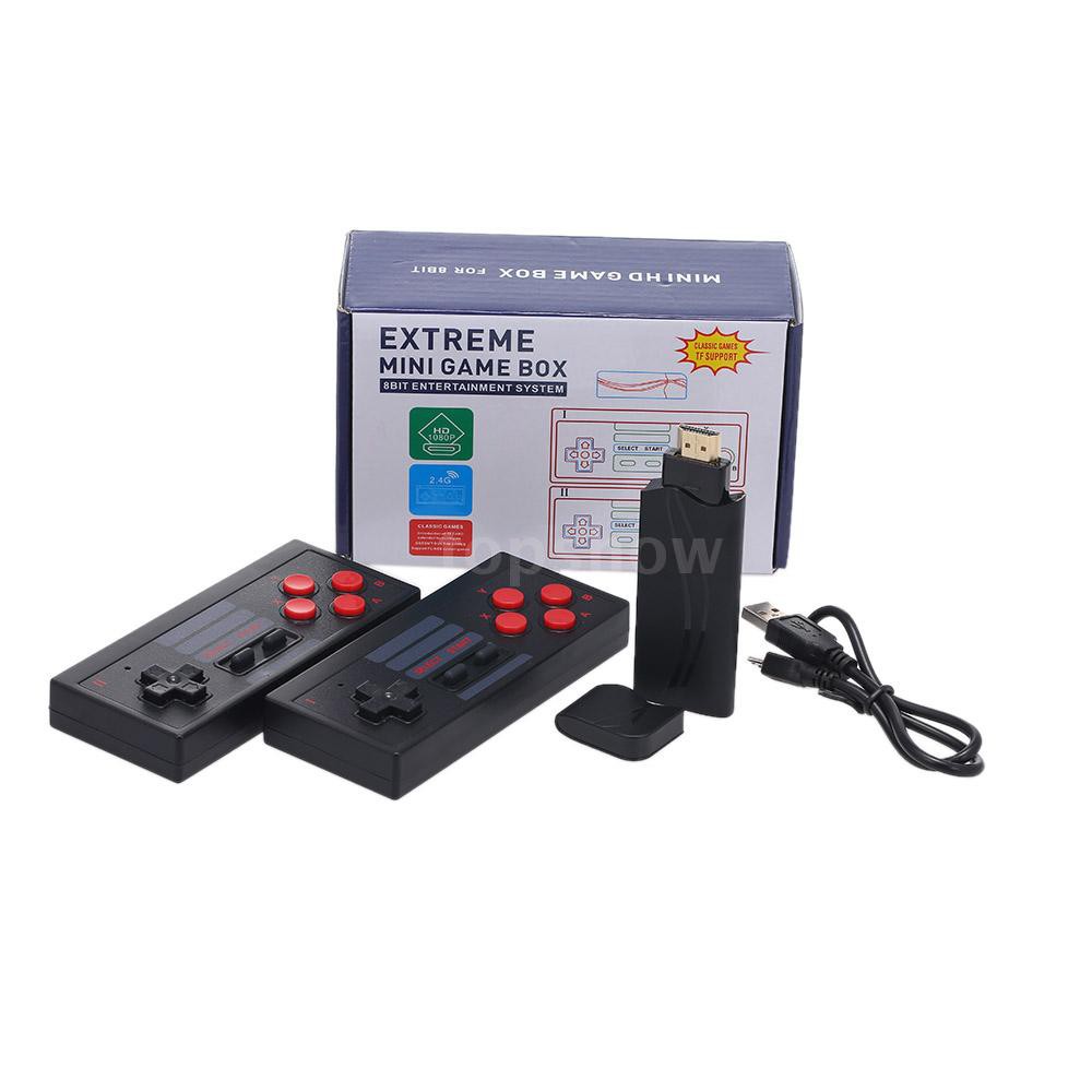 extreme mini game box 8 bit entertainment system wireless