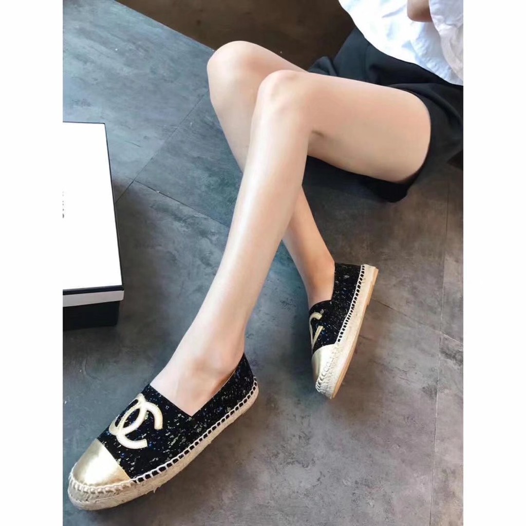 Эспадрильи Chanel с ремешком