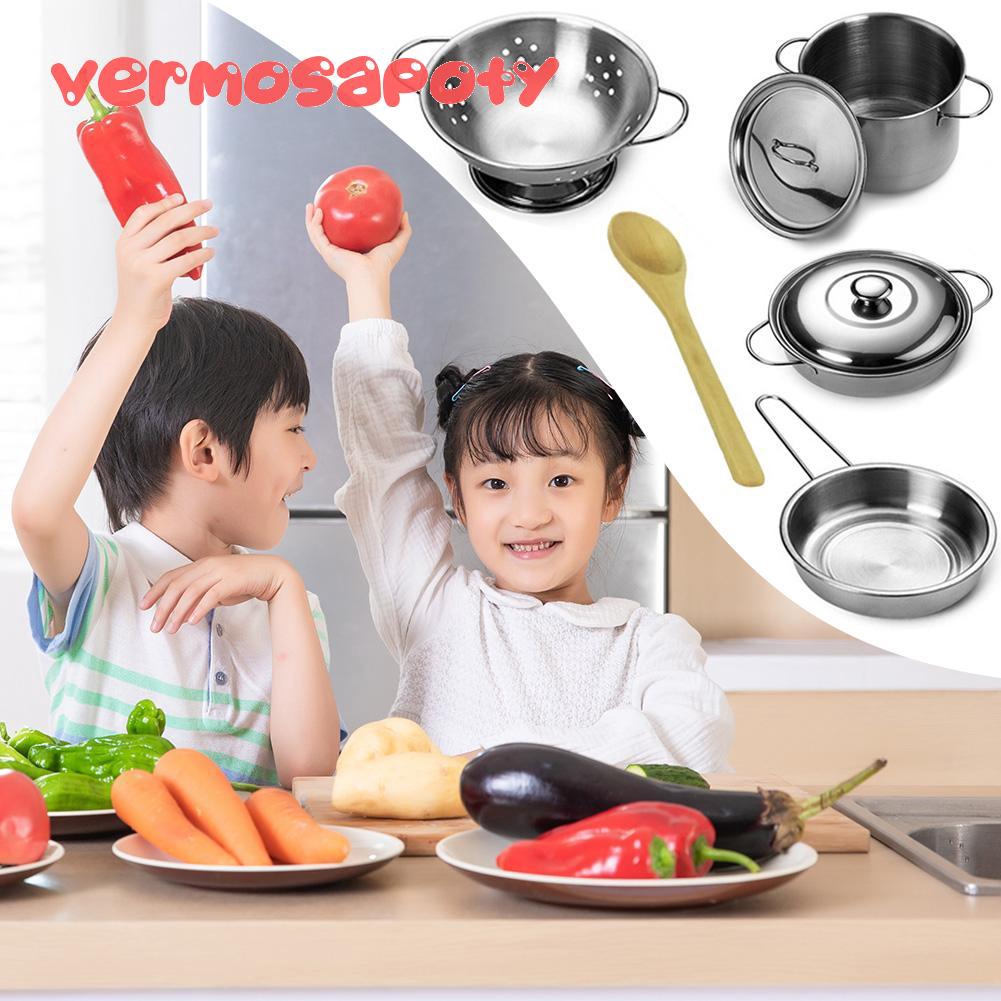 stainless steel toy pots and pans