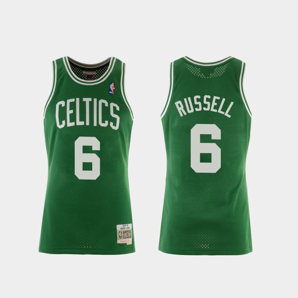 bill russell celtics jersey