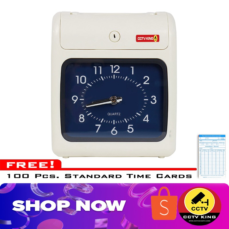 Analog Time Recorder Time Attendance Bundy Clock Payroll | Shopee