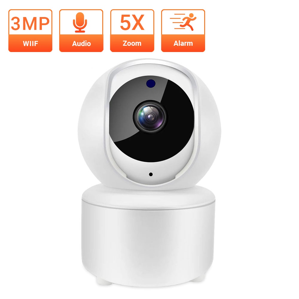 Hamrol 3MP PTZ Indoor WIFI IP Camera Wireless HD 1080P 5X Digital Zoom Smart Auto Tracking Baby Monitor Home CCTV Security Two-way Voice Camera iCsee APP #10