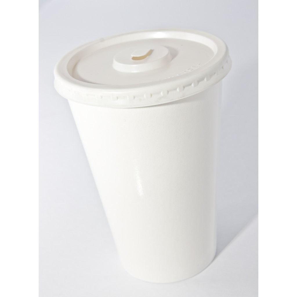 white paper cups with lids