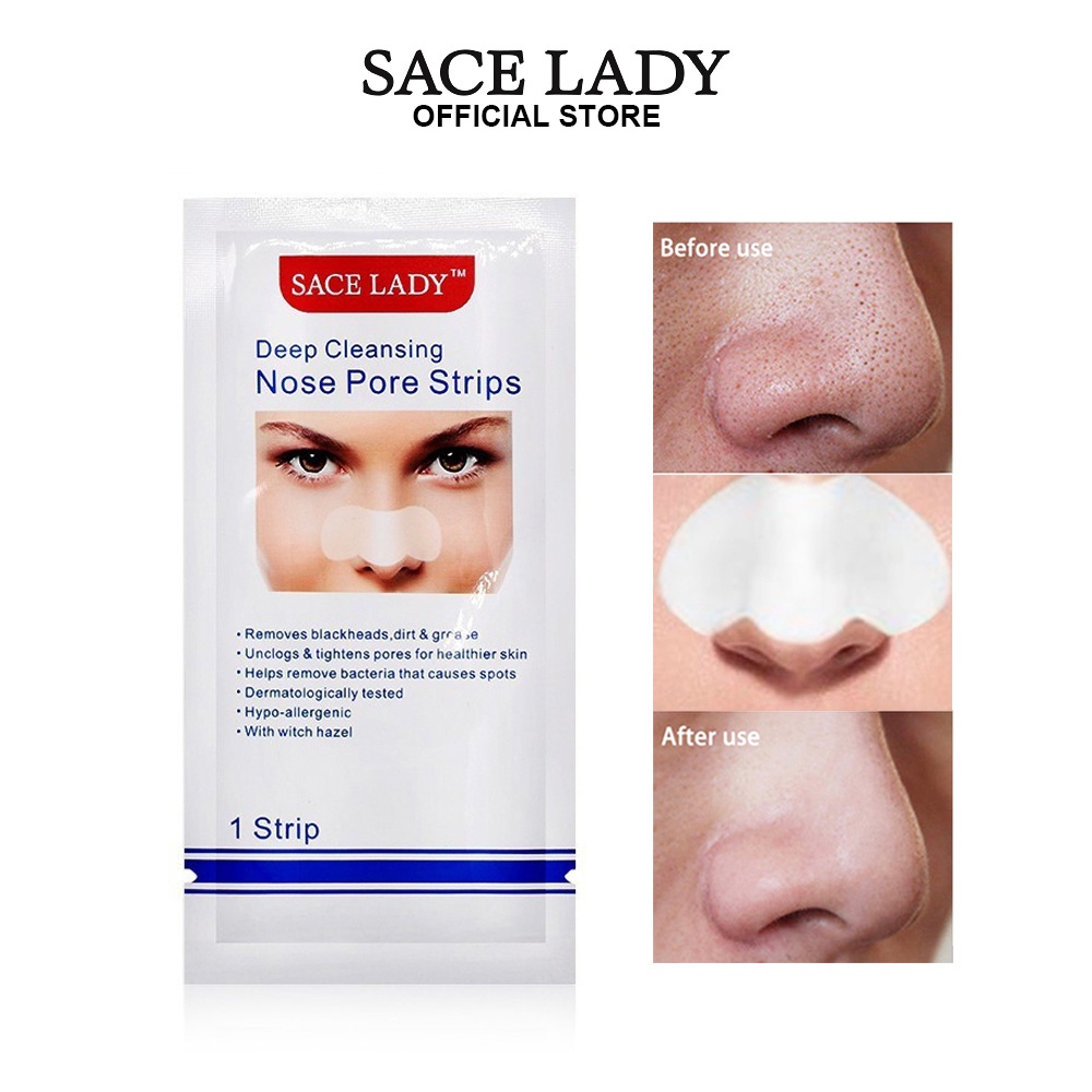 SACE LADY Deep Cleansing Nose Strip 1Pcs Blackhead Remover Clean Nose