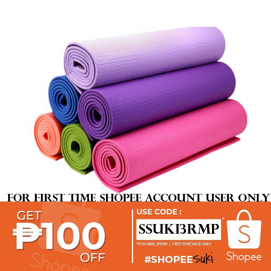 Kst Yoga Mat Size 61cm X 173cm Thickness 0 4cm Matt Shopee