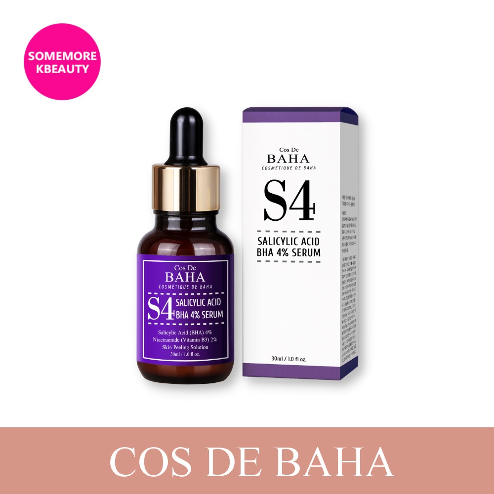 Cos De Baha Salicylic Acid 4% Serum 30ml (S4)with Niacinamide - Acne ...