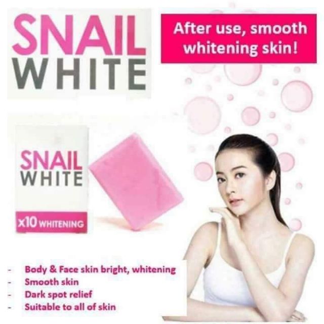 SNAILWHITE X10 WHITENING /10X ACNE WHITENING SOAP