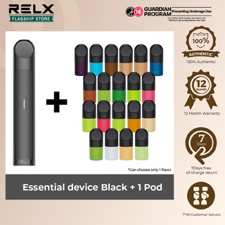 [Don't forget to add gift]  RELX Buy 1 Essential Black Device Free Pod Pro