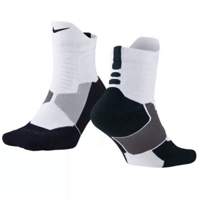 grey nike basketball socks