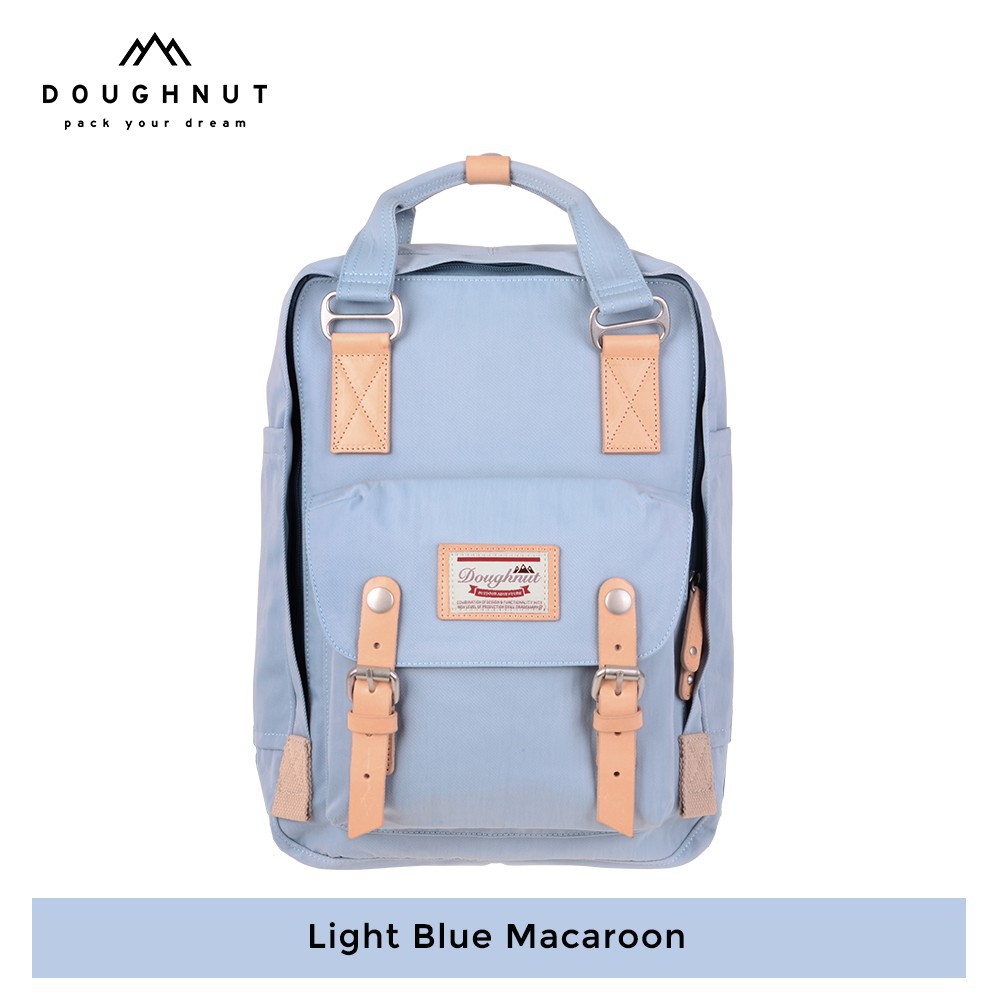 doughnut macaroon light blue