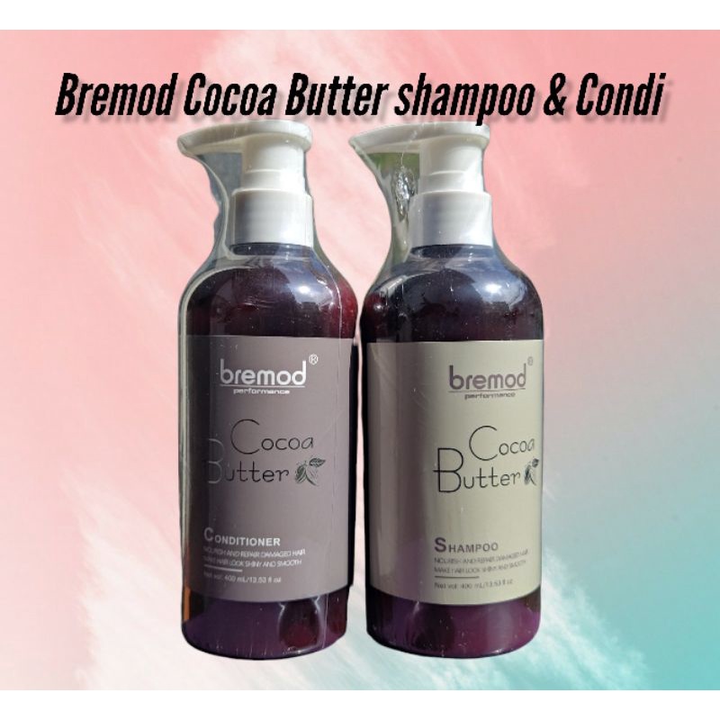 Bremod Cocoa Butter Shampoo & Conditioner 400mL Shopee Philippines
