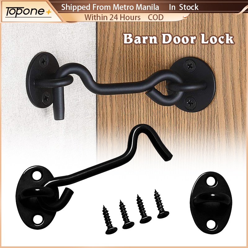 Barn Door Latch Door Lock Sliding Door Lock Eye Latch Hook Cabin Window