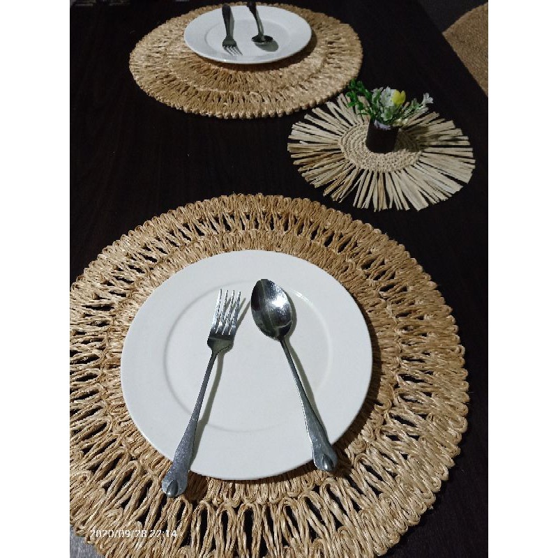 Native placemat xxl placemat 40.5 cm hot pad Shopee Philippines