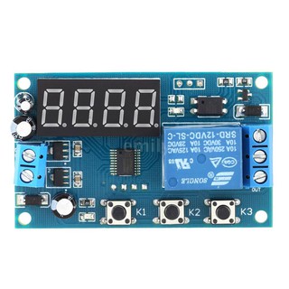DC12V 20A Digital Display Time Delay Relay Timing Timer Cycling Module Multimode 