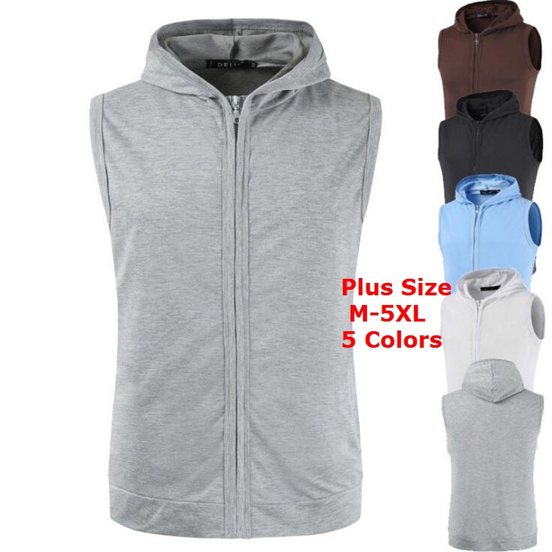 hoodie sleeveless jacket