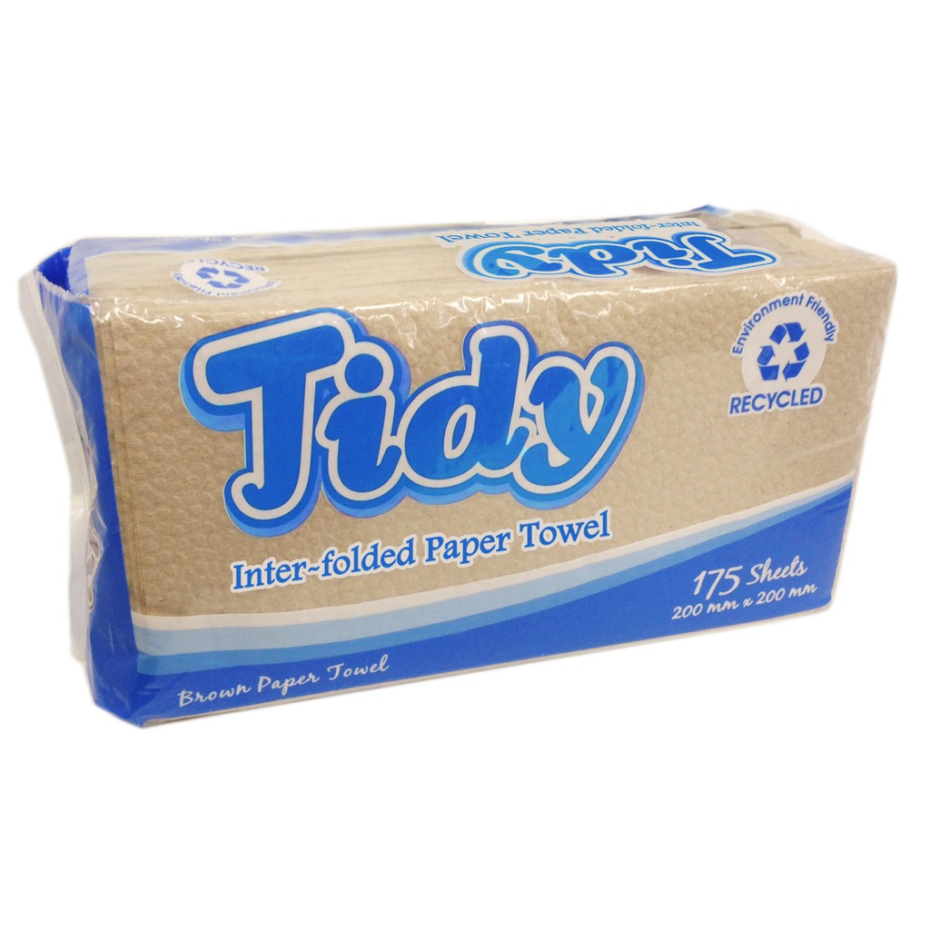 Tidy InterFolded Paper Towel InterFolded Paper Towel Brown Shopee