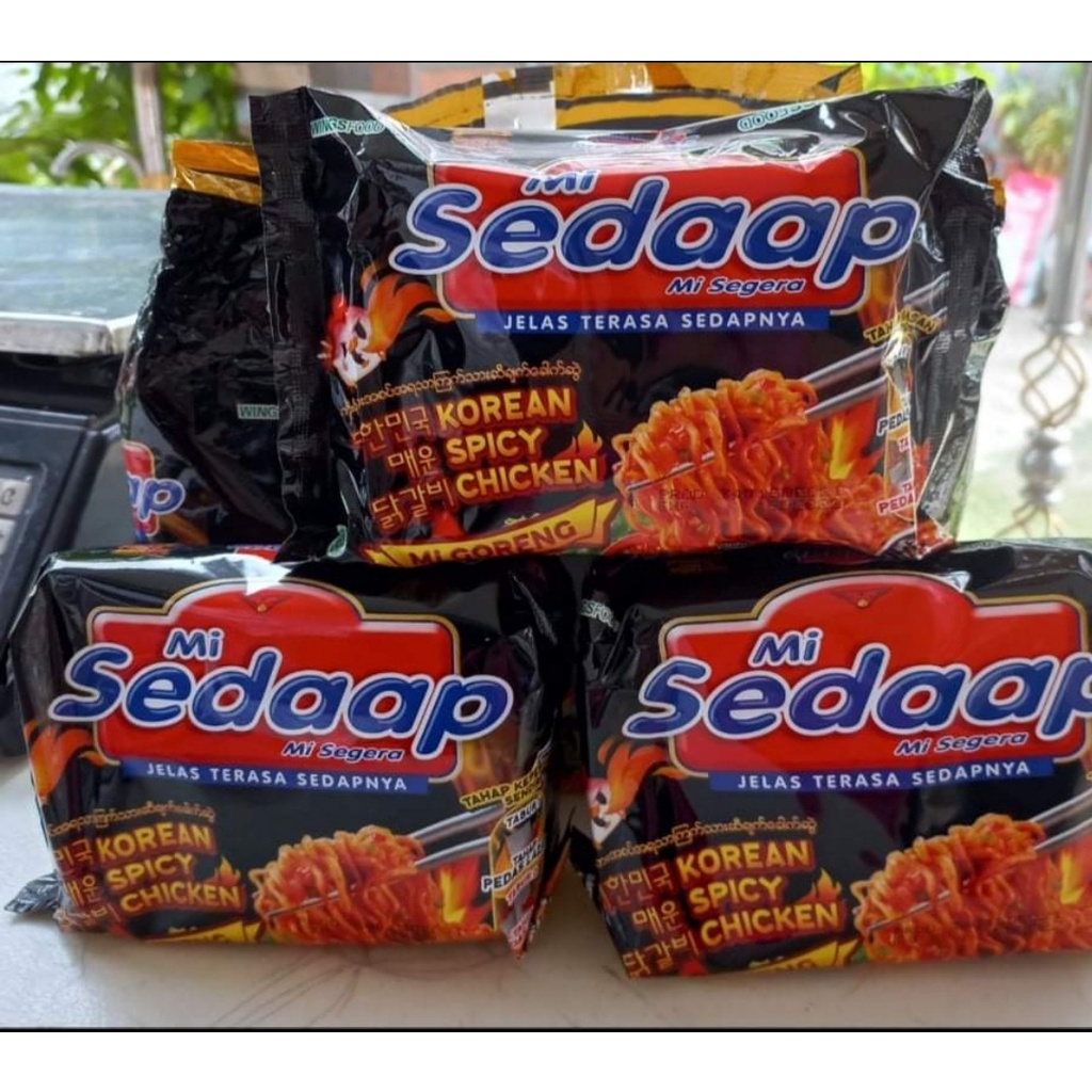 Mi Sedaap Korean Spicy Chicken Fried Noodles 87g Shopee Philippines