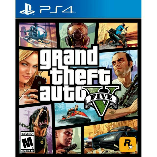 Ps4 Grand Theft Auto V Gta V Gta 5 New Sealed Games Game Cd Dvd Cassette Play Station Shopee Philippines