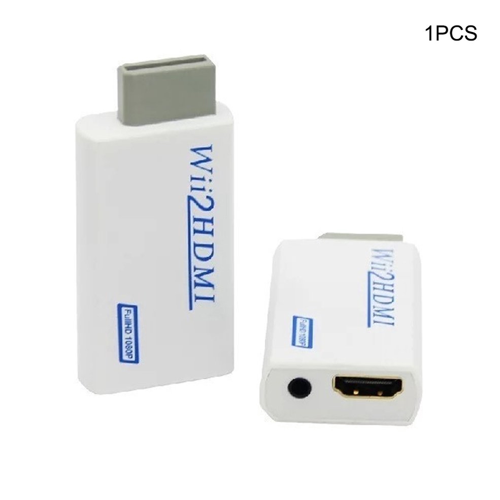 Mmy For Wii To Hdmi Hd Videoupscaling Converter Adapter White Hdmi