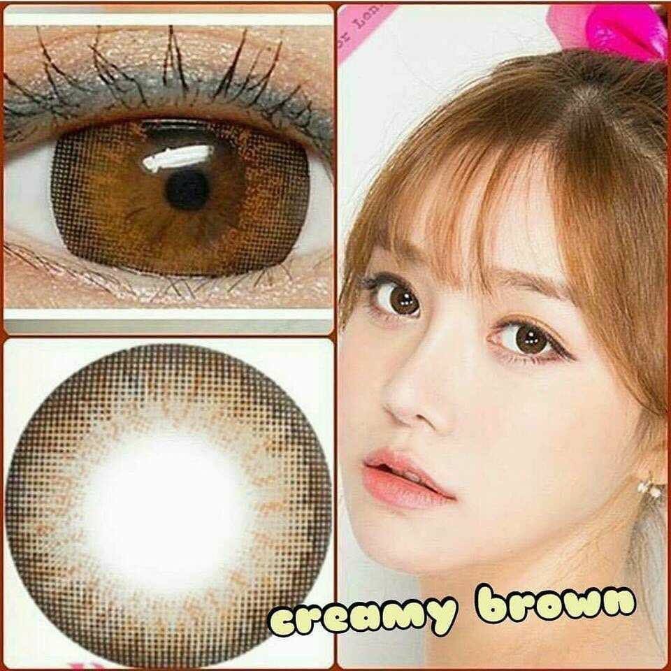 Elite Solotica Premium Contact Lens Creamy Brown Shopee Philippines