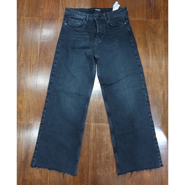 New ZARA TRF wide leg jeans | Shopee 