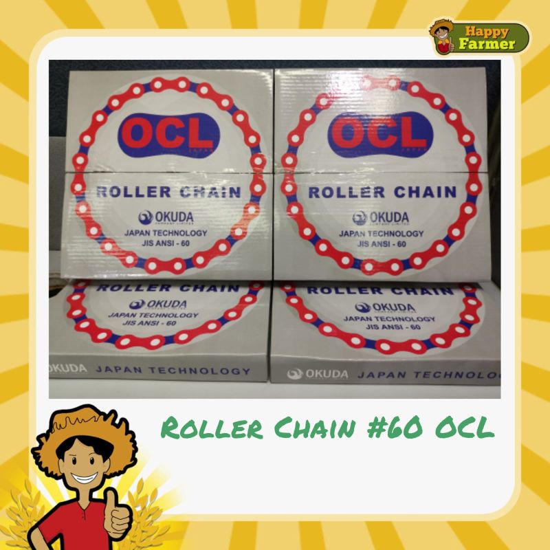 ROLLER CHAIN OCL 60 TRAKTORA/HAND TRACTOR/KULIGLIG 60X10FT KADENA