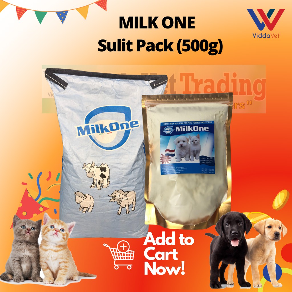 500 grams Sulit Pack MILK ONE Goat's Milk Powder for Pets Dogs Cats