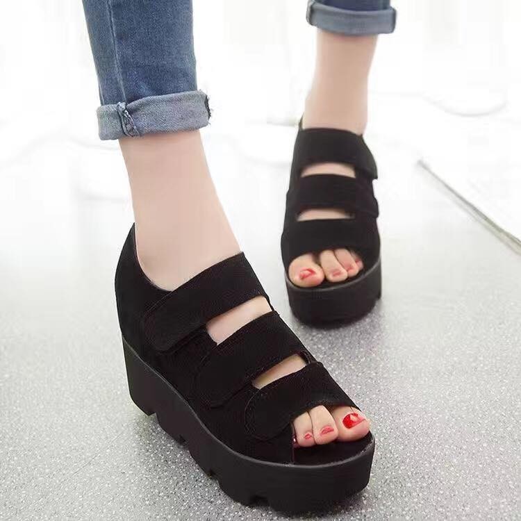 Korean Wedge Sandals | Shopee Philippines
