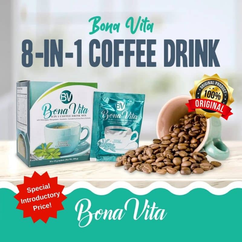 Bonavita 8 in 1 Coffee All Natural with Mangosteen Guyabano Malungay