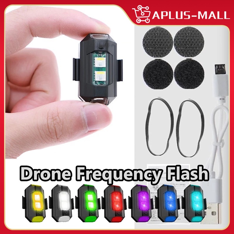 Drone Strobe Light Drone Warning Light 7 Color Frequency Flash LED Motorcycle Strobe Light